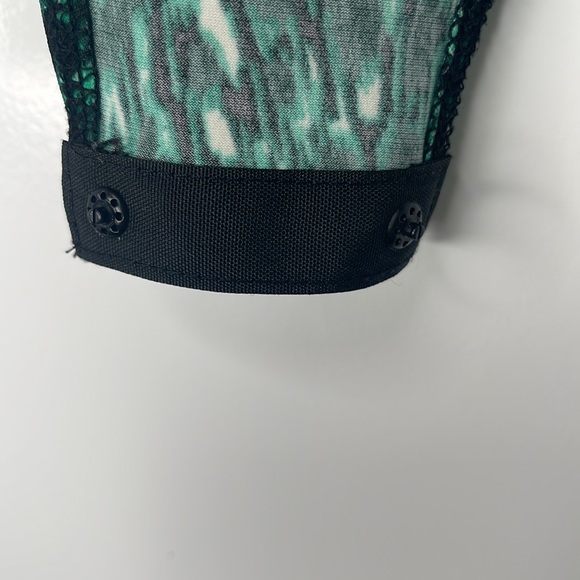 LEITH Nordstrom women’s  bodysuit Green/Black size Small - Picture 6 of 11